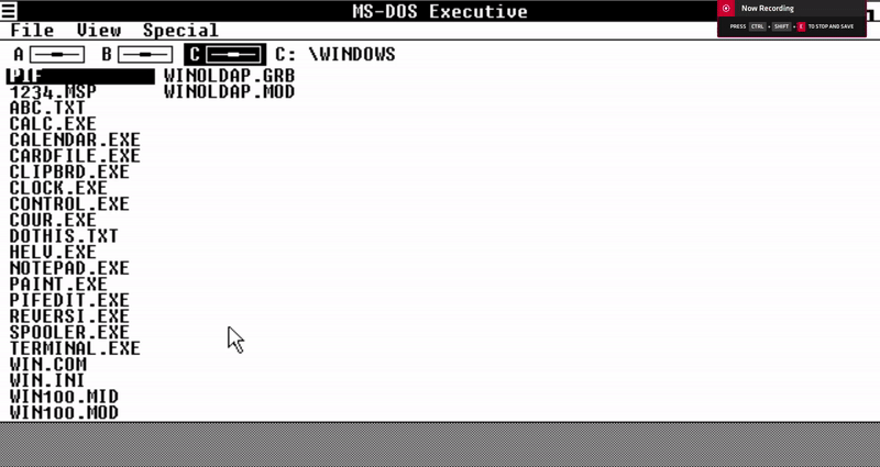 Notepad Save and open