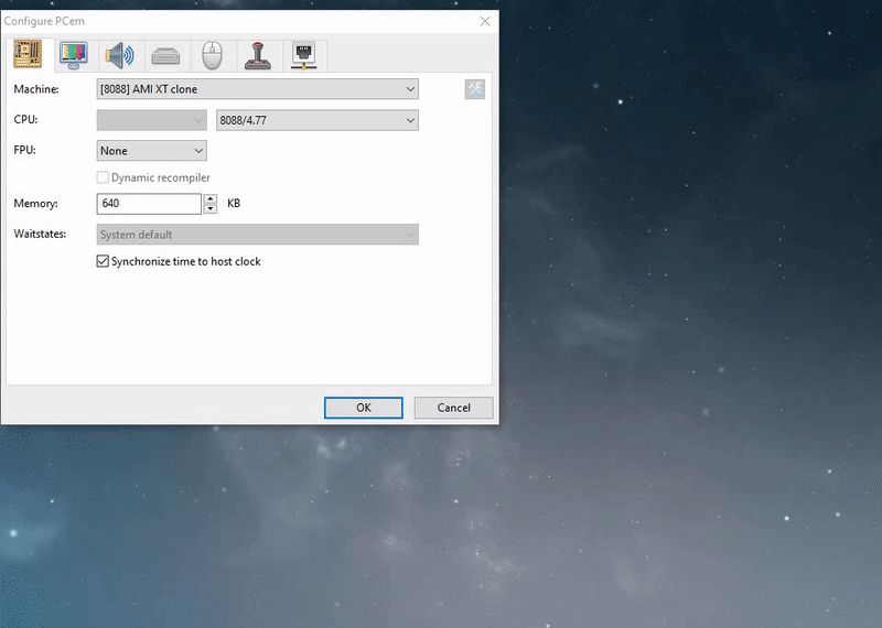 Setup new profile